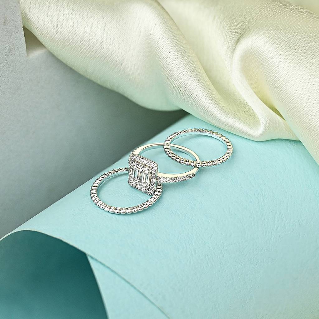 Celestial Radiance Stack Rings : ISR26