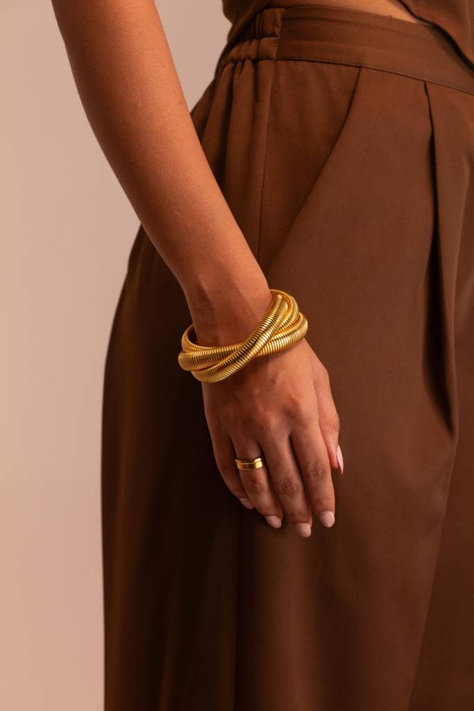 Hailey Bangle - Triple Layered : AURABAND020