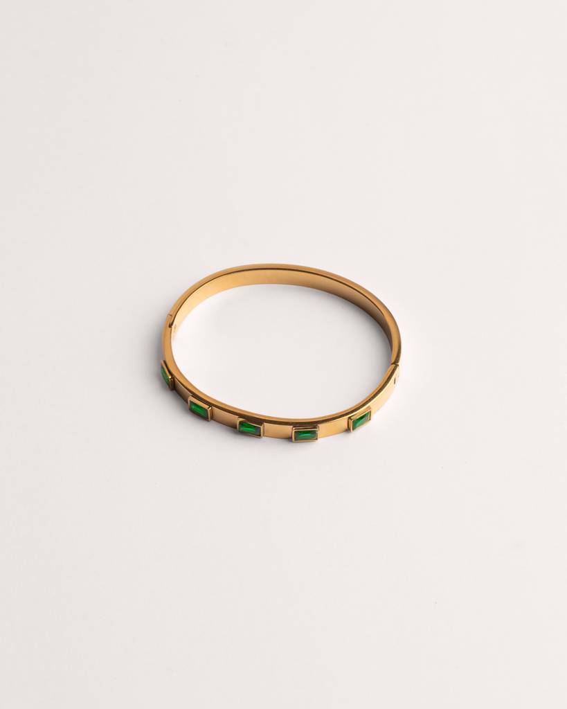 Green Rhinestone Band : AURABAND018