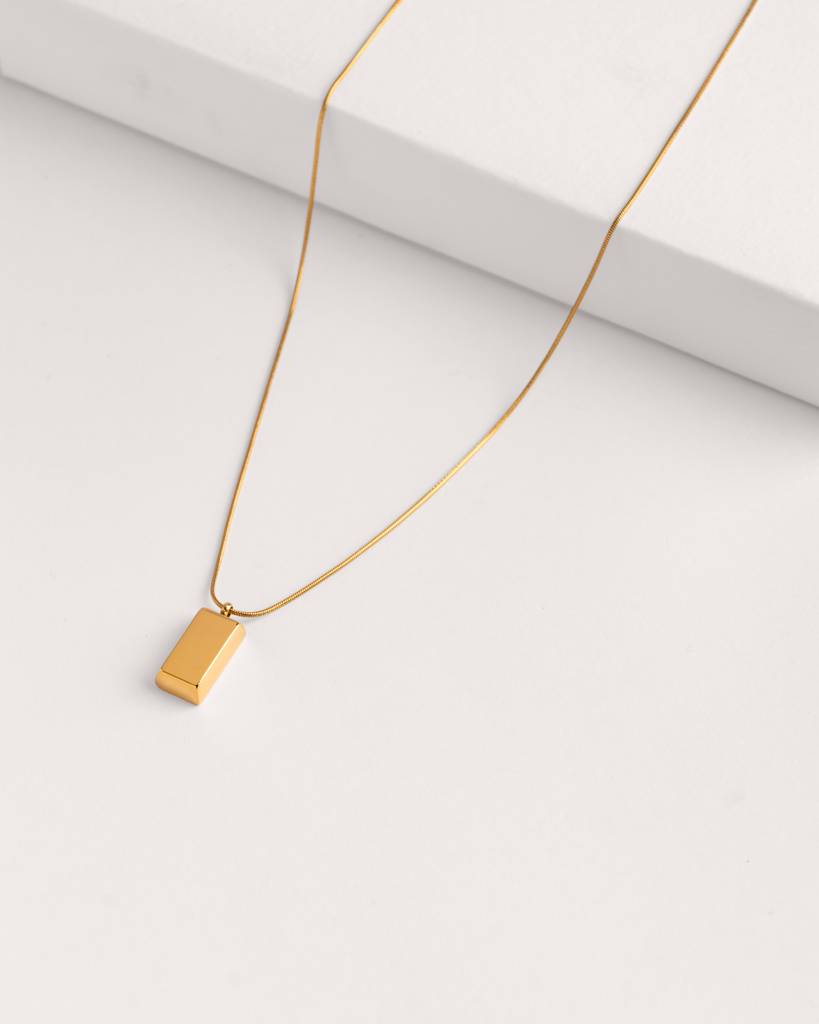 Gold Brick Pendant : AURANECK011