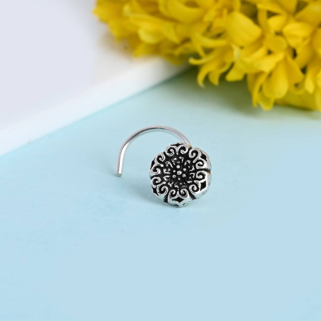 Oxidized Boho Nose Pin : TNP290