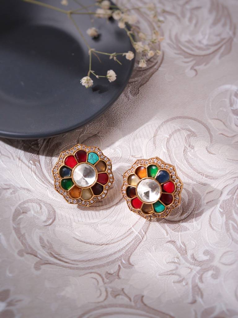 Zoya Navratan Studs : WFEE318
