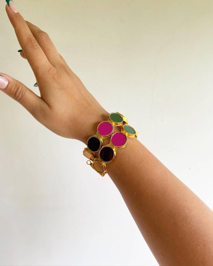 Farida Multi Colour Kada - Pair