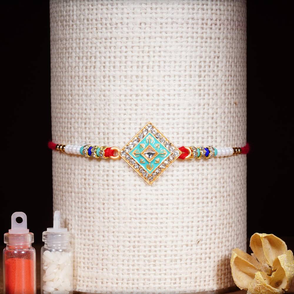 Designer Diamond Rakhi : DBR223