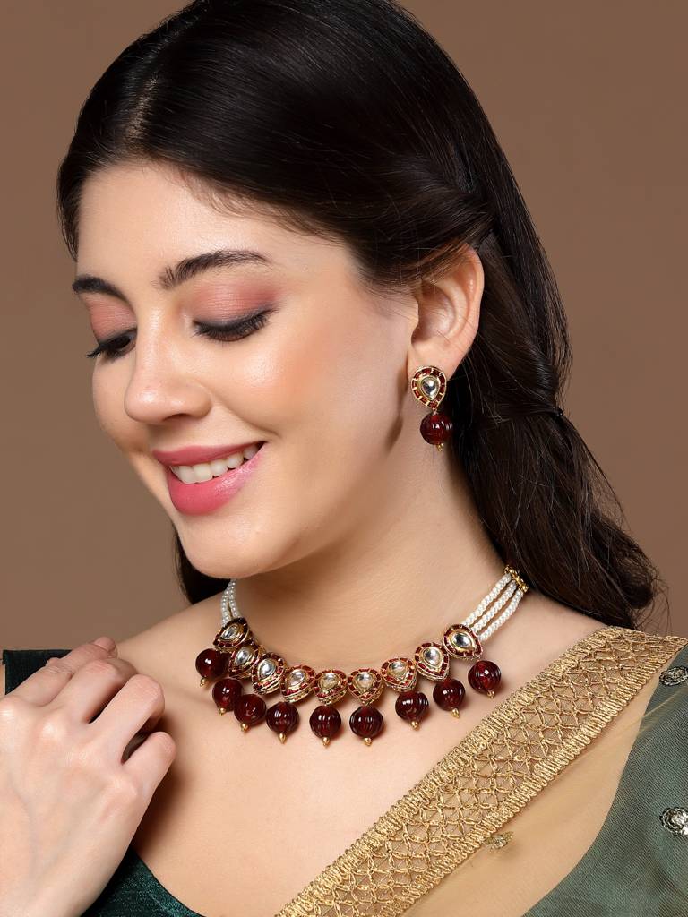 Gulaab Gehna Drop Earring : DGED24045