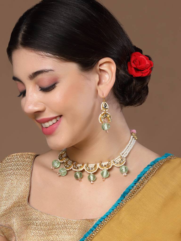 Gul-E-Firdous Drop Earring : DGED24043