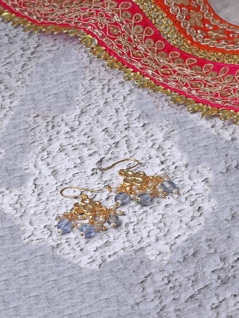 Neela Sangam Drop Earring : DGED24044