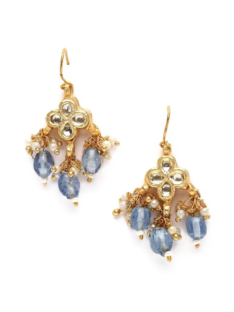 Neela Sangam Drop Earring : DGED24044