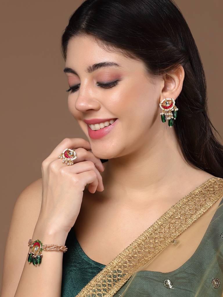Gul-E-Tan Drop Earring : DGED24051