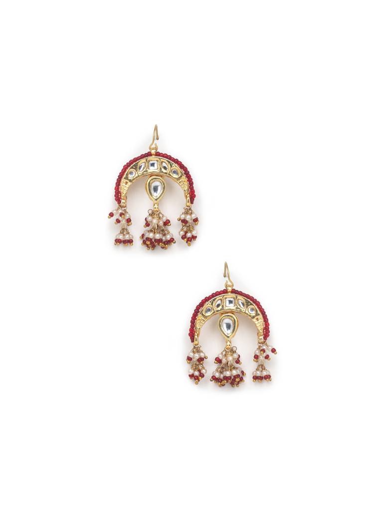 Ruby Red Drop Earring : DGED24067