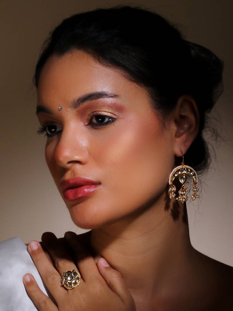 Khaki Drop Earring : DGED24068