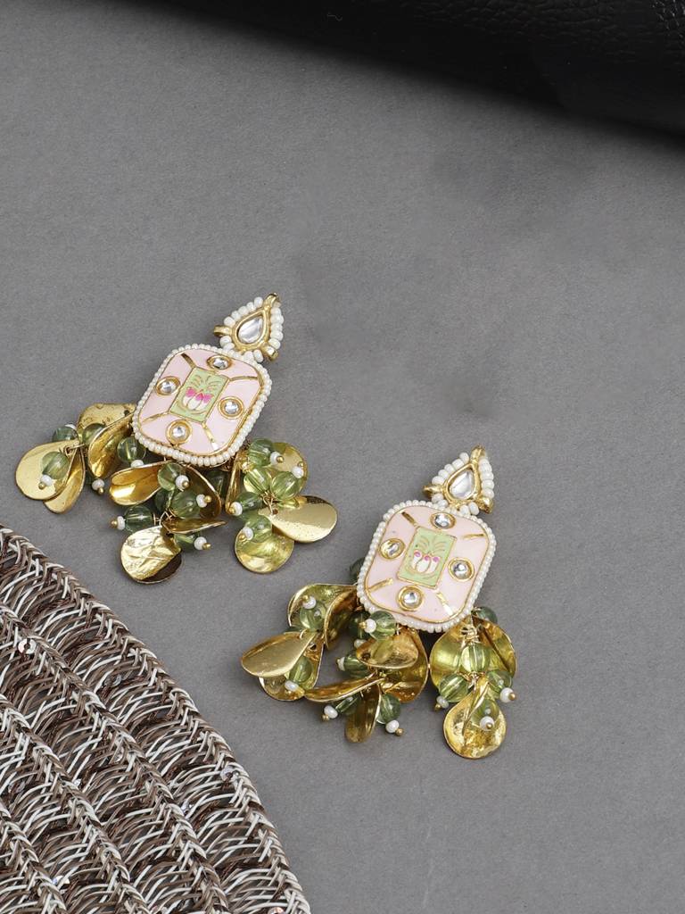 Gulaabi Drop Earring : DGED24088
