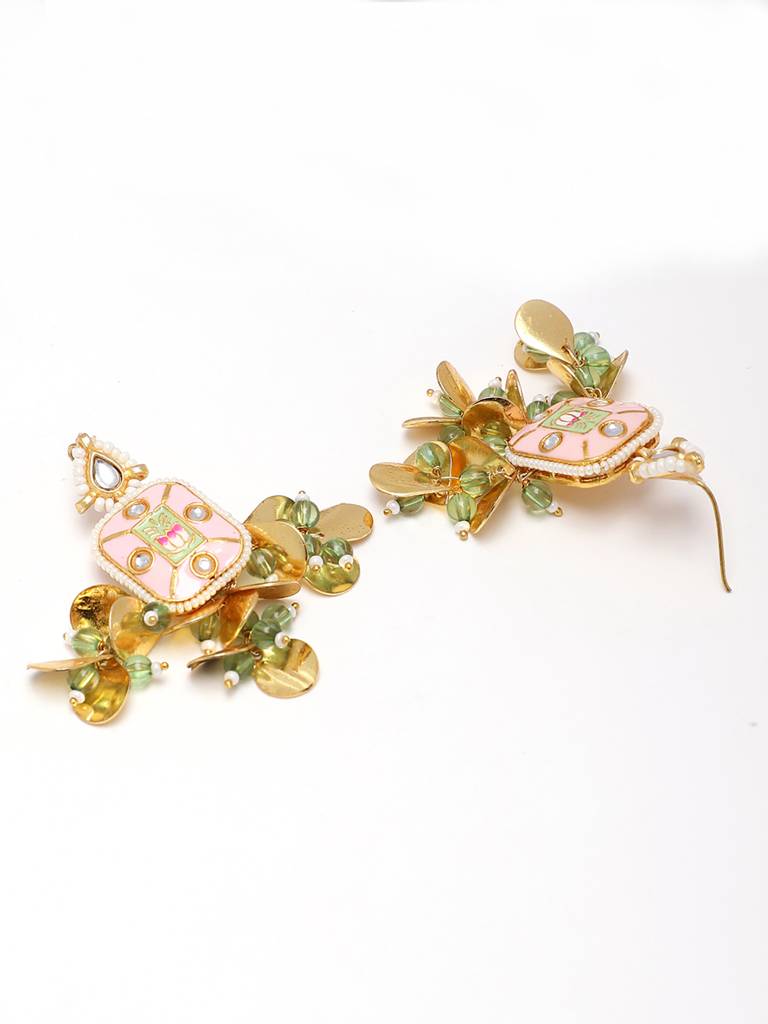 Gulaabi Drop Earring : DGED24088