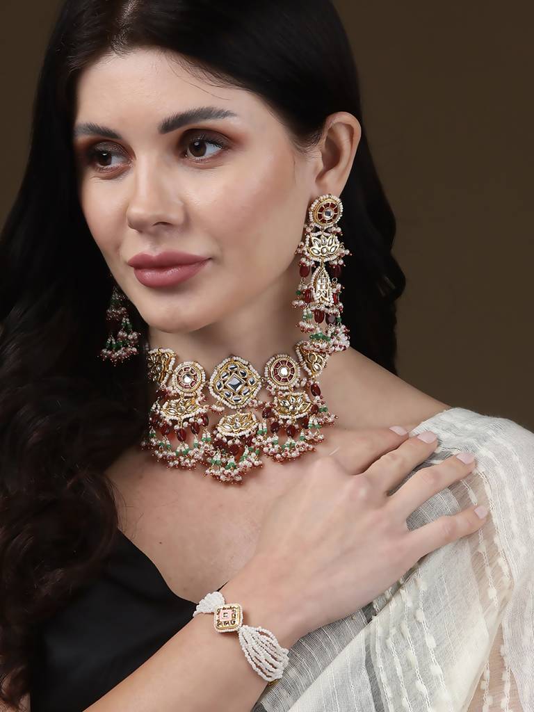 Aasmani Drop Earring : DGED24103