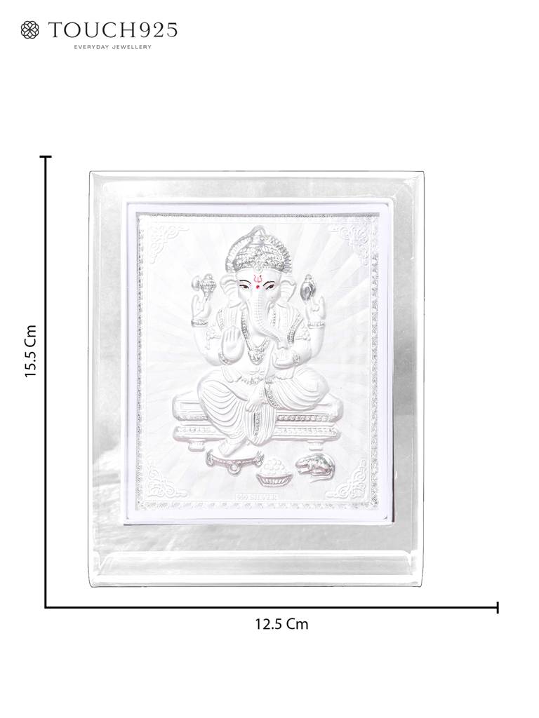 999 Silver Ganesh Idol : DGFT16