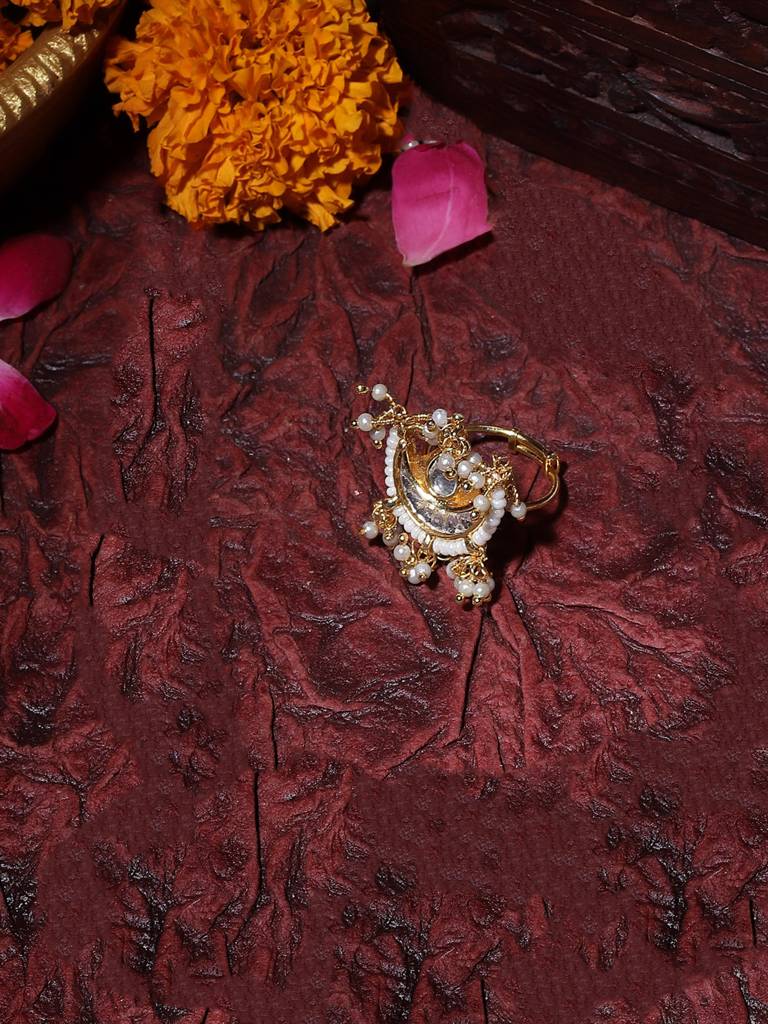 Zard Baarat Ring Hand Jewellery : DGH1R124001