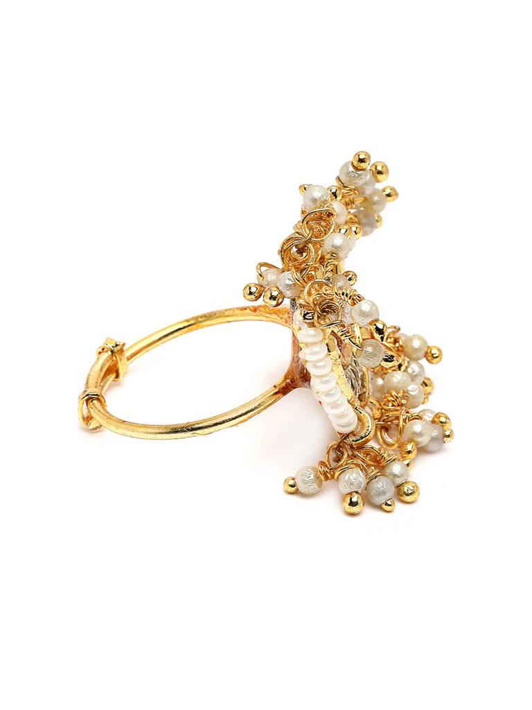 Zard Baarat Ring Hand Jewellery : DGH1R124001