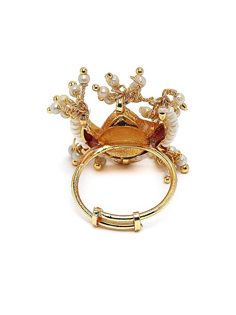 Zard Baarat Ring Hand Jewellery : DGH1R124001