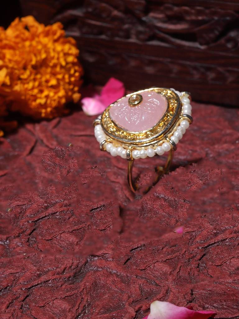 Gulab Ring Hand Jewellery : DGH1R124002