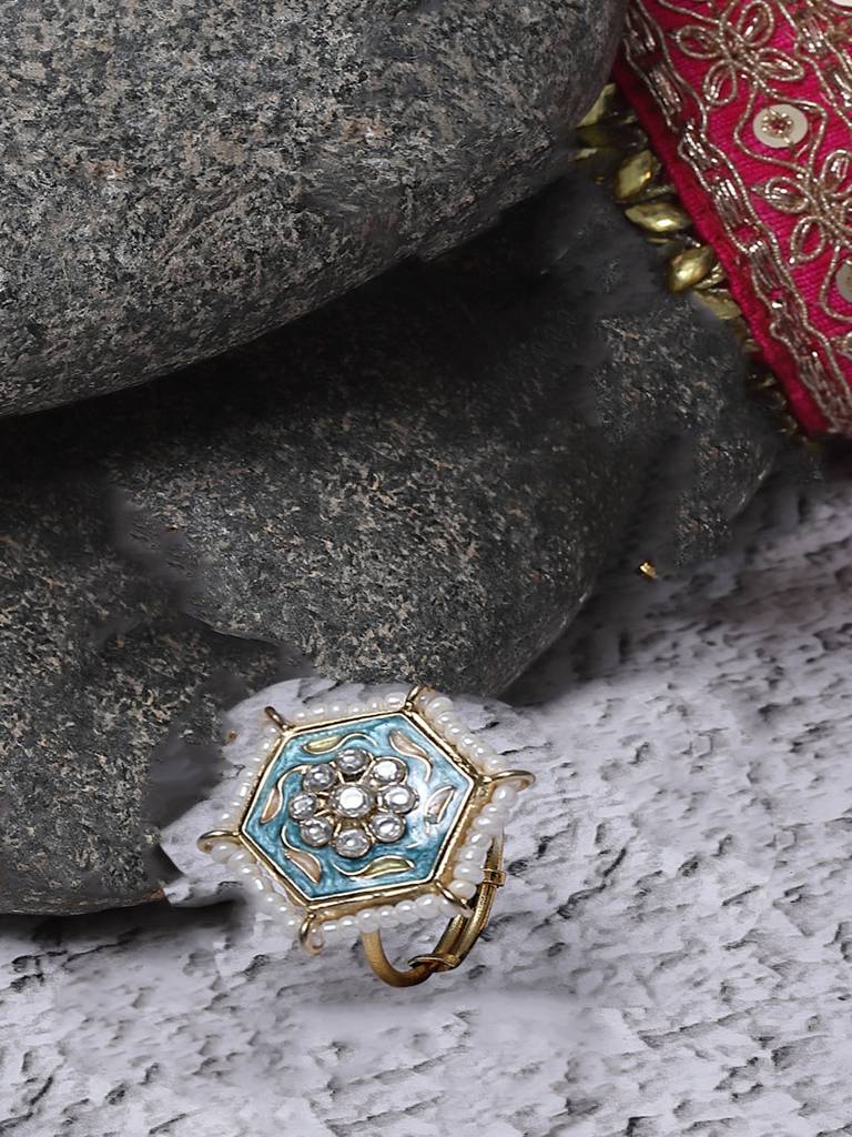 Neel Raat Ring Hand Jewellery : DGH1R124005