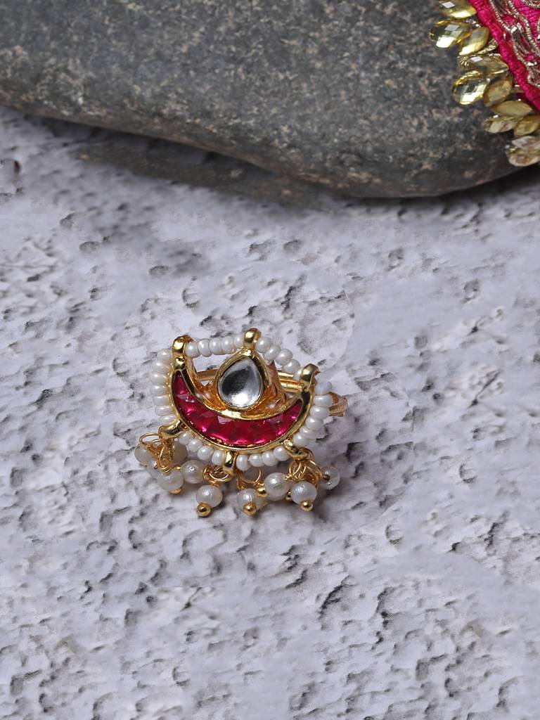 Lal Chashma Ring Hand Jewellery : DGH1R124007