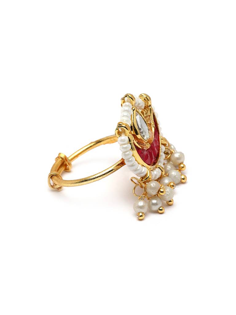 Lal Chashma Ring Hand Jewellery : DGH1R124007