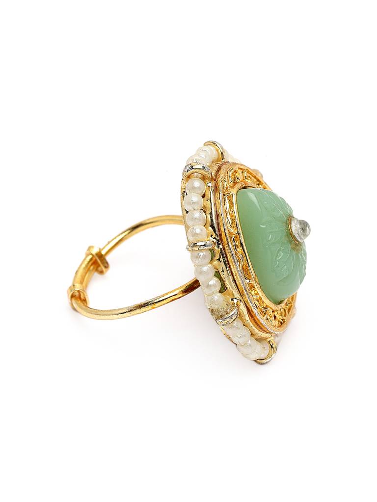 Parakeet Ring Hand Jewellery : DGH1R124003