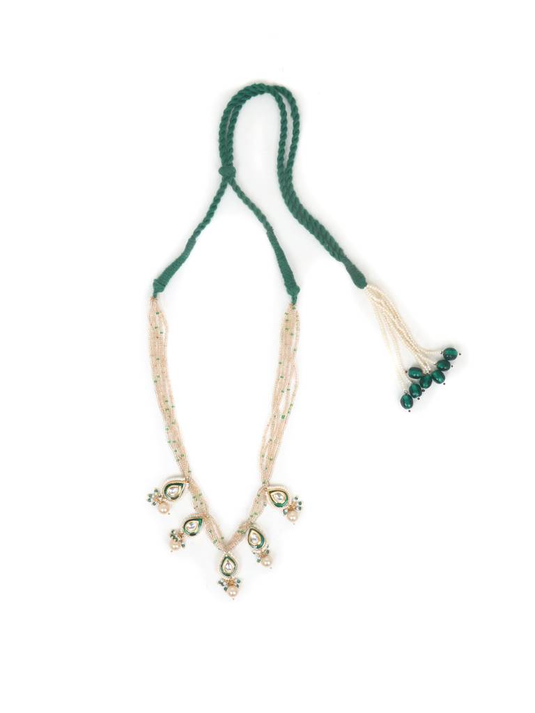 Chandan Necklace With Earring Jewellery Set : DGNHE24016