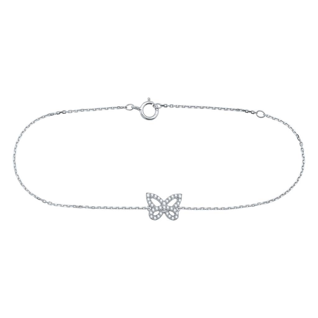 Shine Like A Buttferly Diamond Bracelet : B124