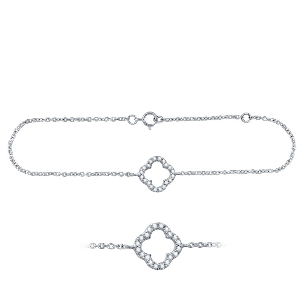 Lucky Clover Diamond Bracelet : B196