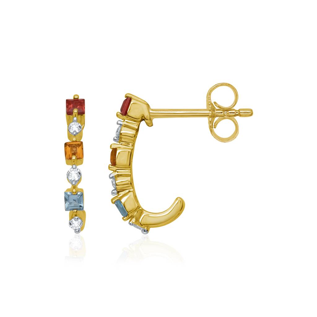 3'S A Party Sailboat Stud Earrings : PSE1157MC