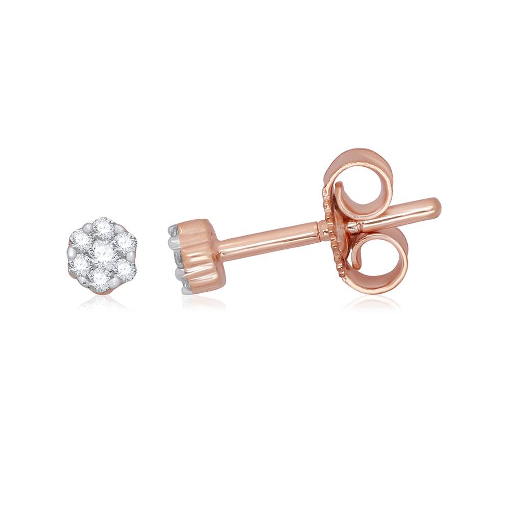 7Stone Diamond Stud Earrings : PSE383