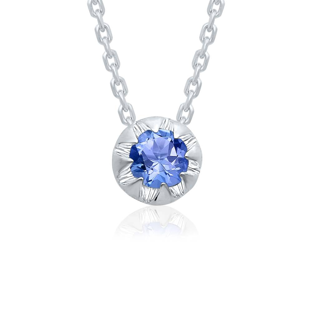 Tiny Droplet Tanzanite Necklace : P1062TZ