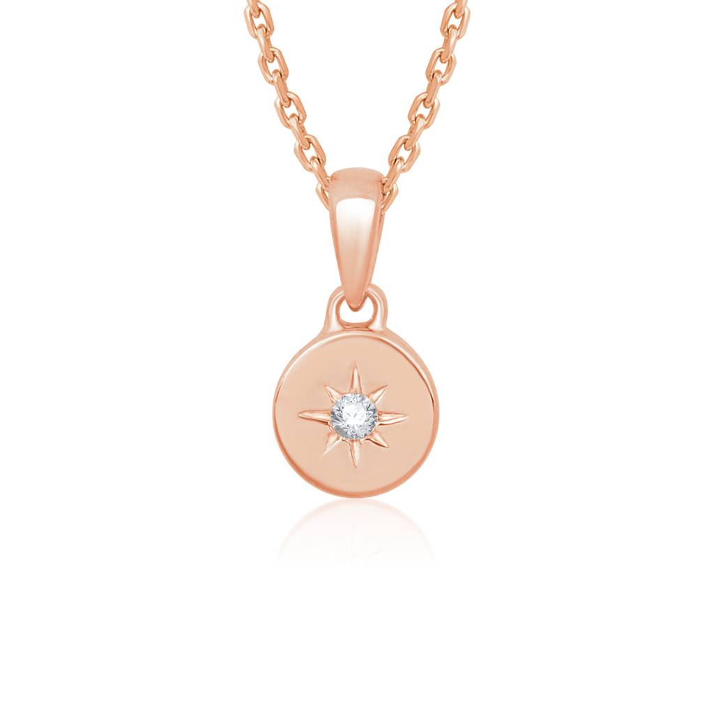 Starry Circle Diamond Pendant : P1461