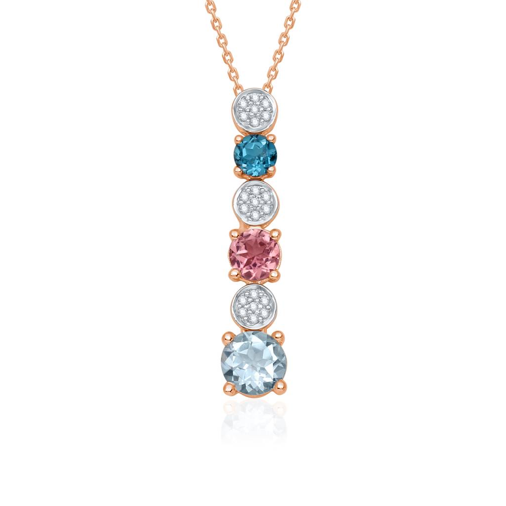 Heaven Drops Gemstones Pendant : P2130MC