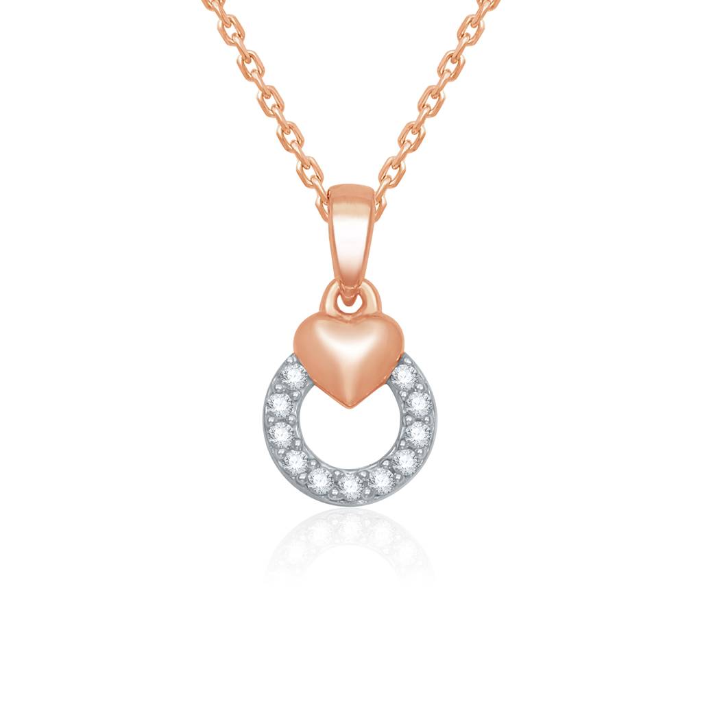 Heart Lock Diamond Pendant : PSP1050