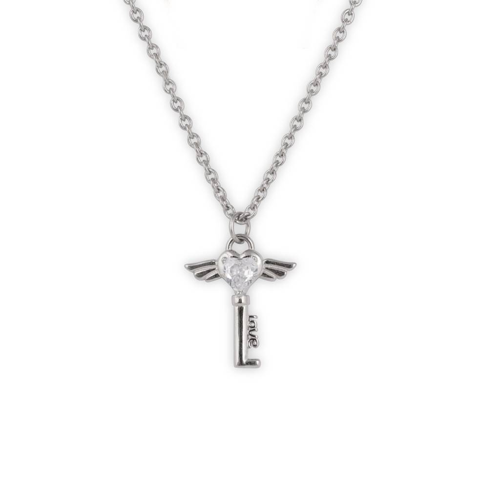 Silver Key & Chain Bracelet Duo