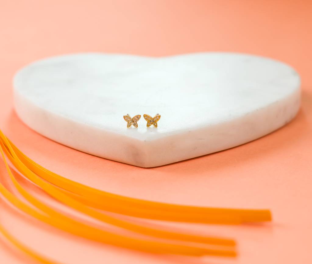 Butterfly Stud Earrings : butterflystudearrings