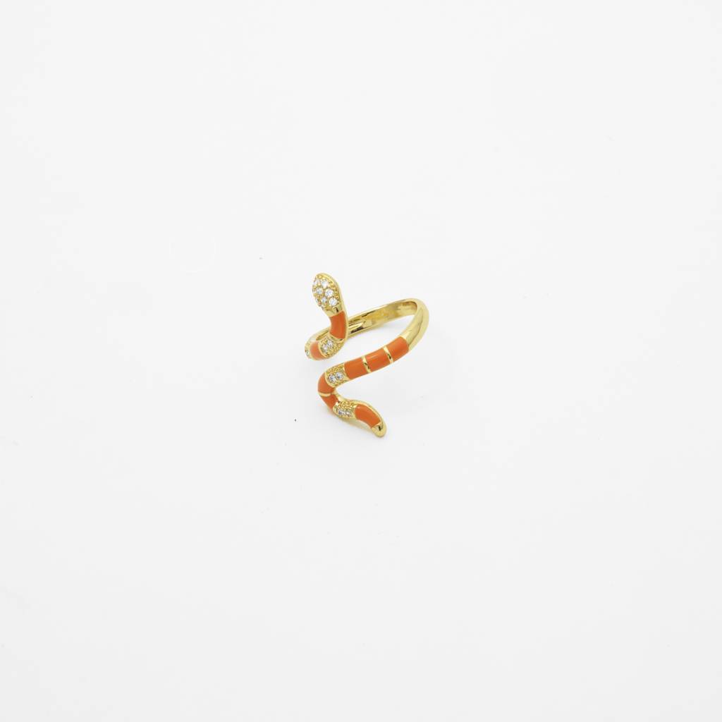 The Sunfire Snake Ring : TR62