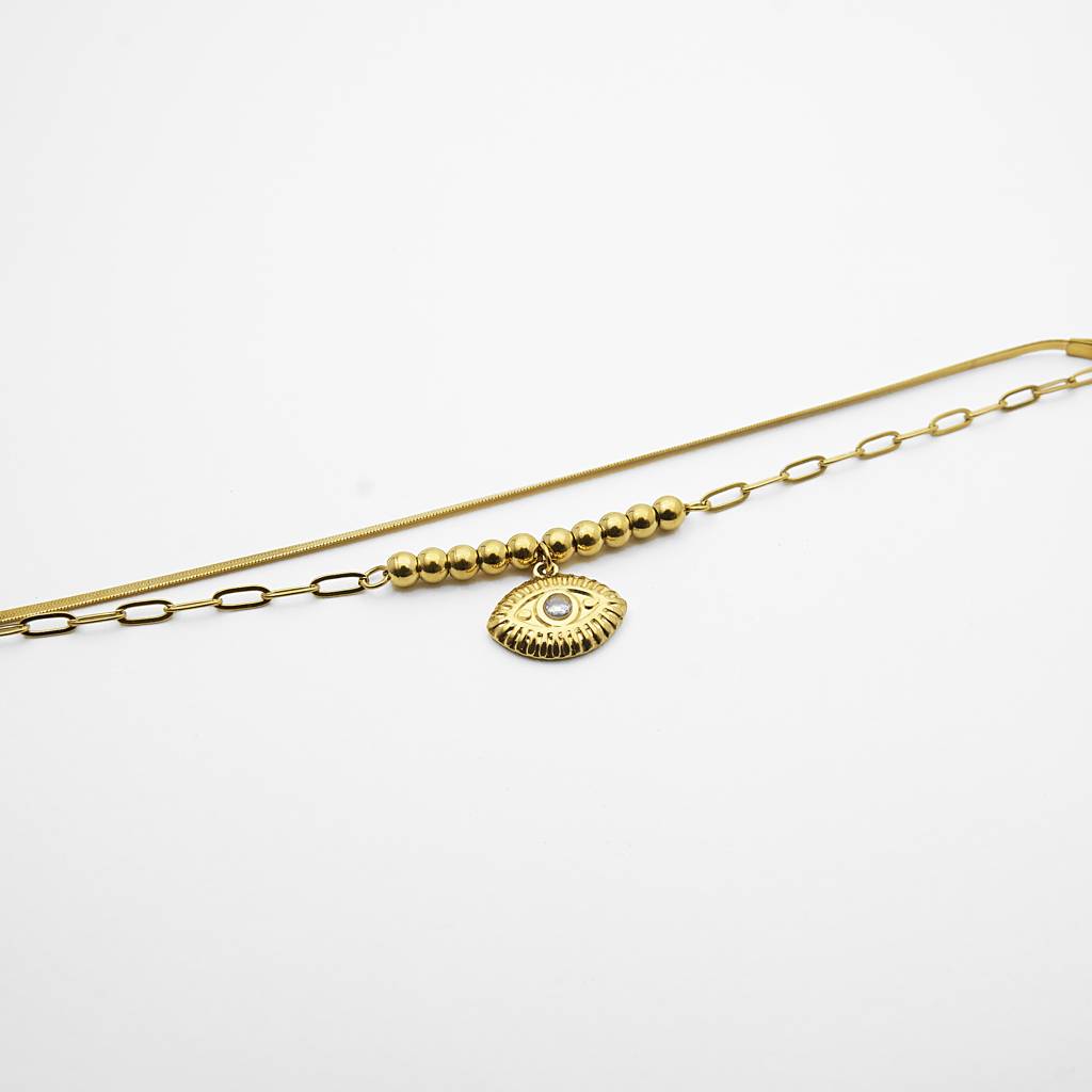 All-Seeing Grace Layered Bracelet : TB5