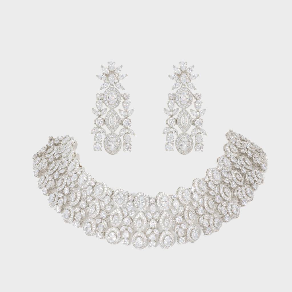 Bold And Chunky Diamond Choker : ZGRK244