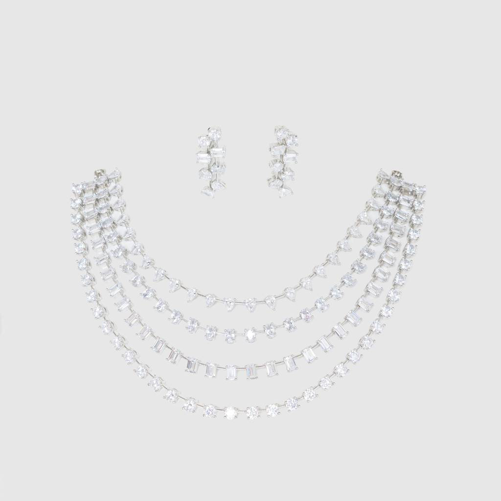 Farai Diamond Necklace Set : ZGRK195
