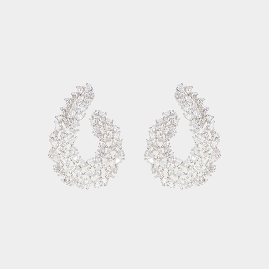 Classic And Elegant Pair Of Diamond Danglers Earrings For Women : ZGRK219