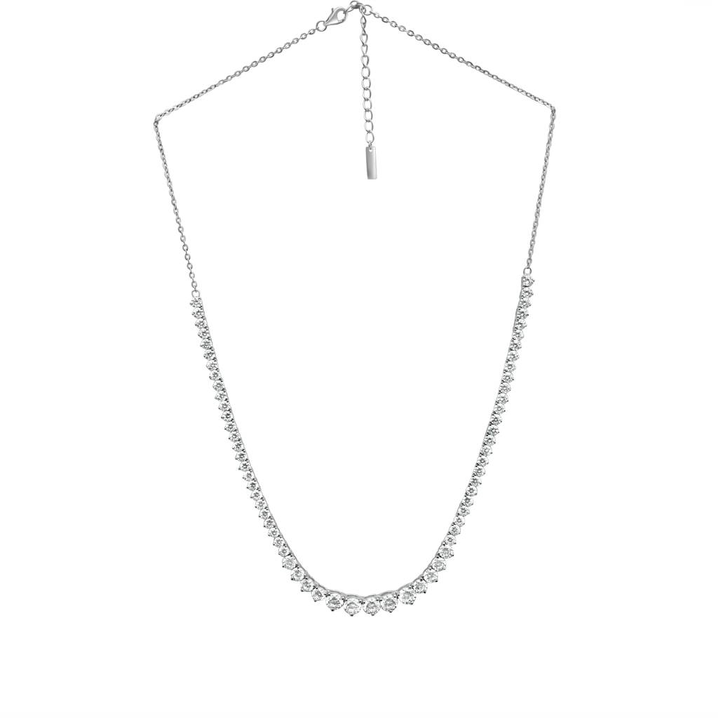 925 Pure Silver Necklace & Earring Set | Classic Necklace Set : NL1047A