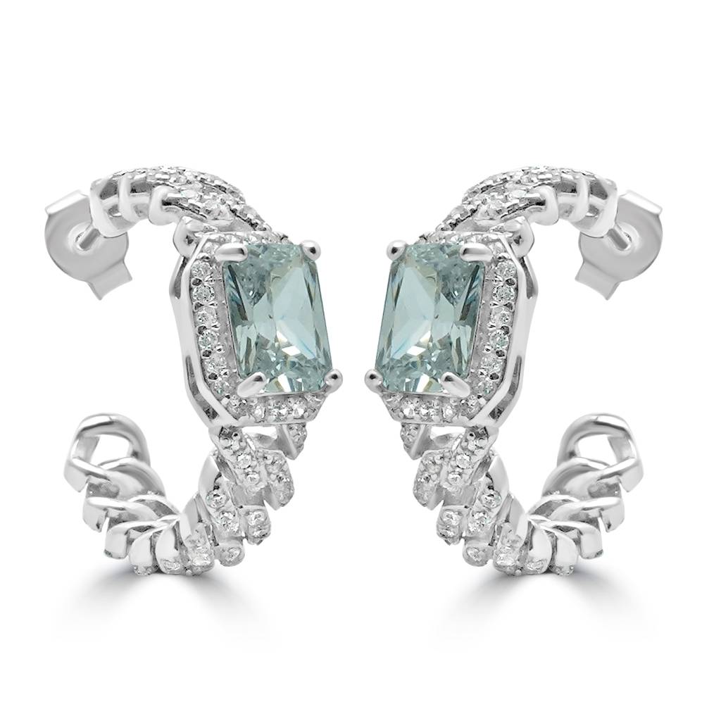 925 Pure Silver Twisted Design Necklace With Earrings | Elegant Wedding Necklace : NL1051