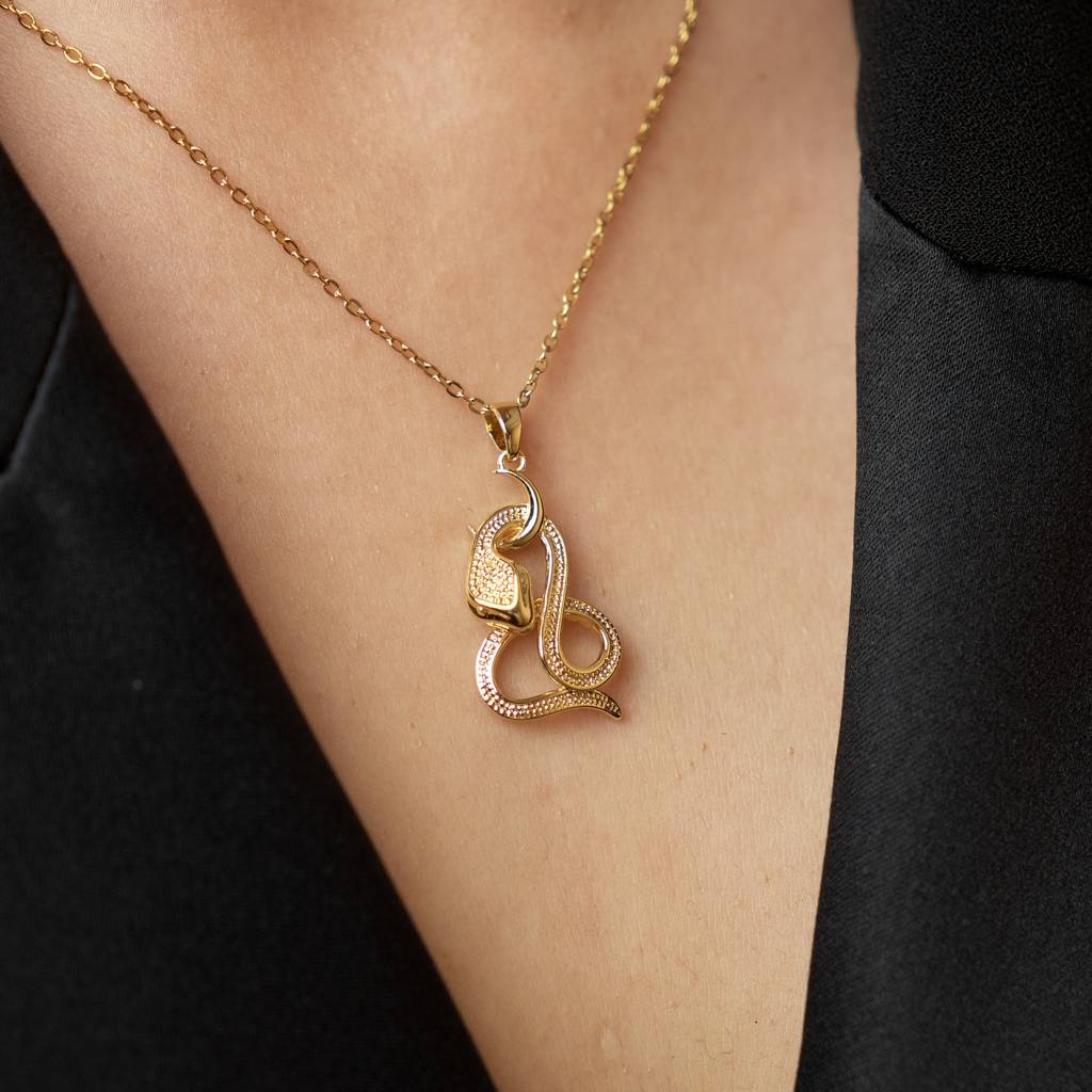 The Textured Snake Necklace : TN20