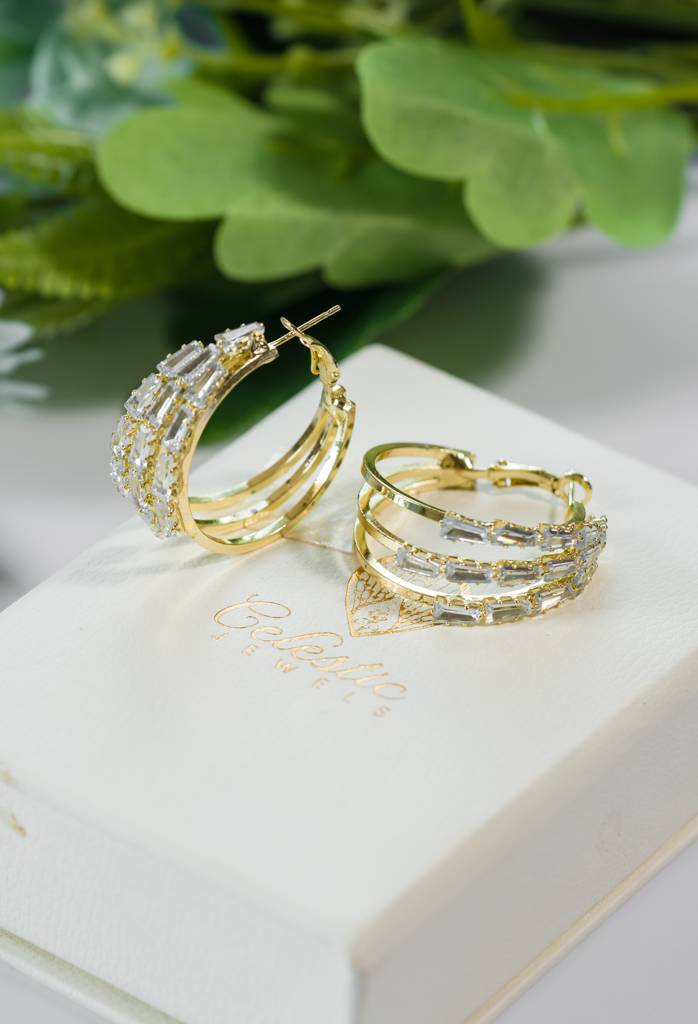 Huge Diamond Hoop Earring : hugediamondhoopearring