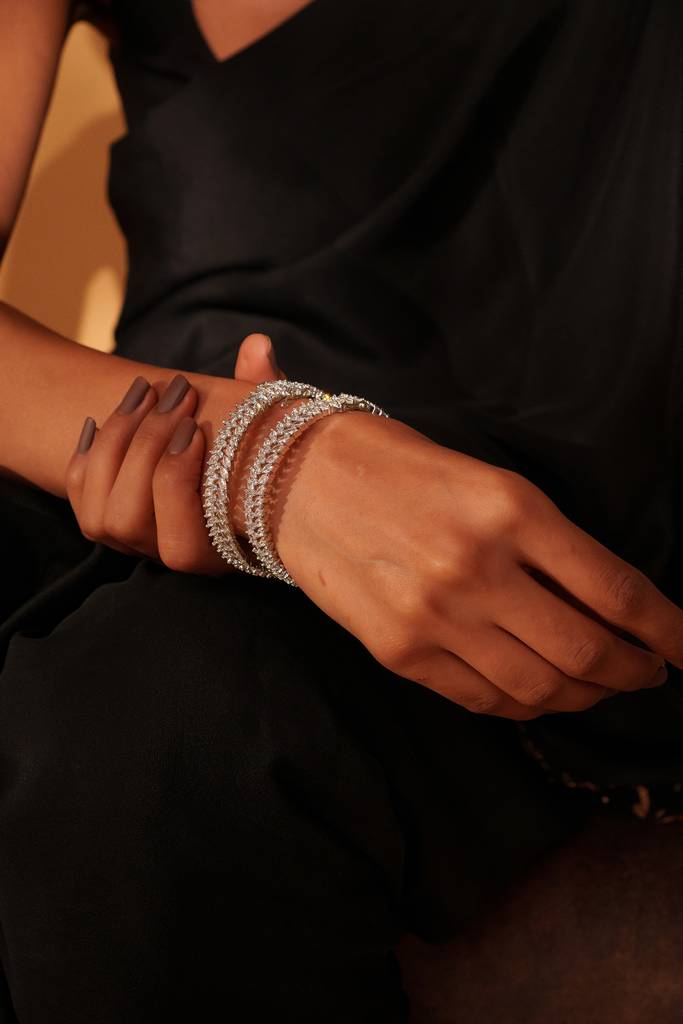 Classic And Stylish Diamond Kadas For Women : ZGRK283