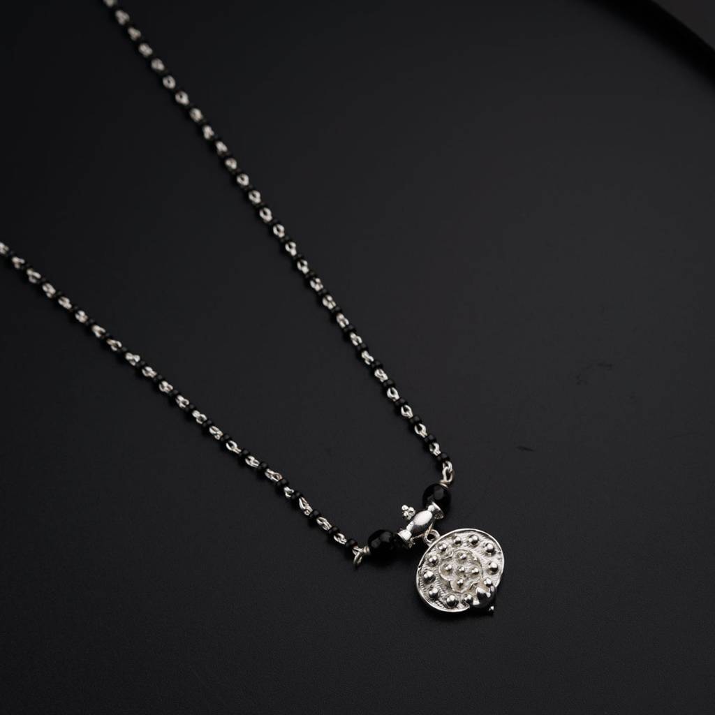 Silver Saaj Motif Mangalsutra-8 : silver_mangalsutra_saaj_motif_feb23_8