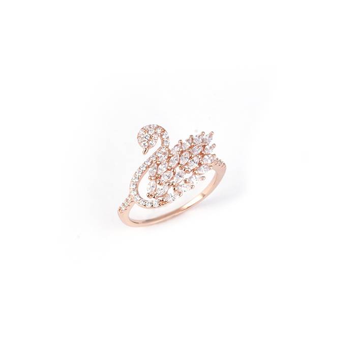 Opulent Avian Rose Gold Ring : LR411